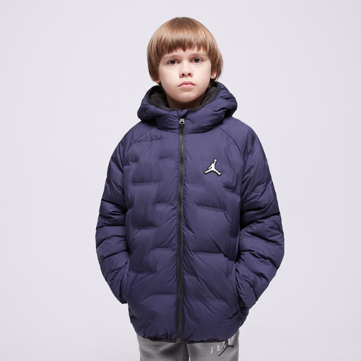 Jachetă de sezon pentru copii (primăvară/toamnă) JORDAN JACHETĂ DE IARNĂ JDN WELDED JORDAN PUFFER BOY 95D194-U90 Bleumarin