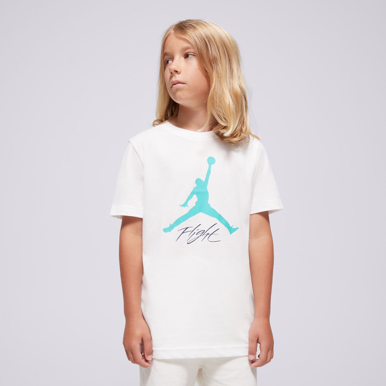 Copii tricou JORDAN TRICOU JDB BASELINE SS TEE BOY 95D385-001 Alb