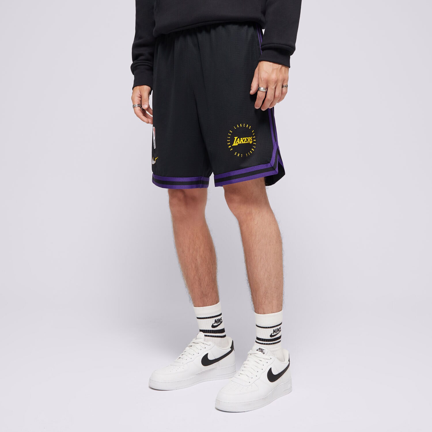 Femei pantaloni scurți NIKE PANTALONI SCURȚI LAL MNK   DF PRGM DNA 8IN SHORT NBA FQ3211-010 Negru