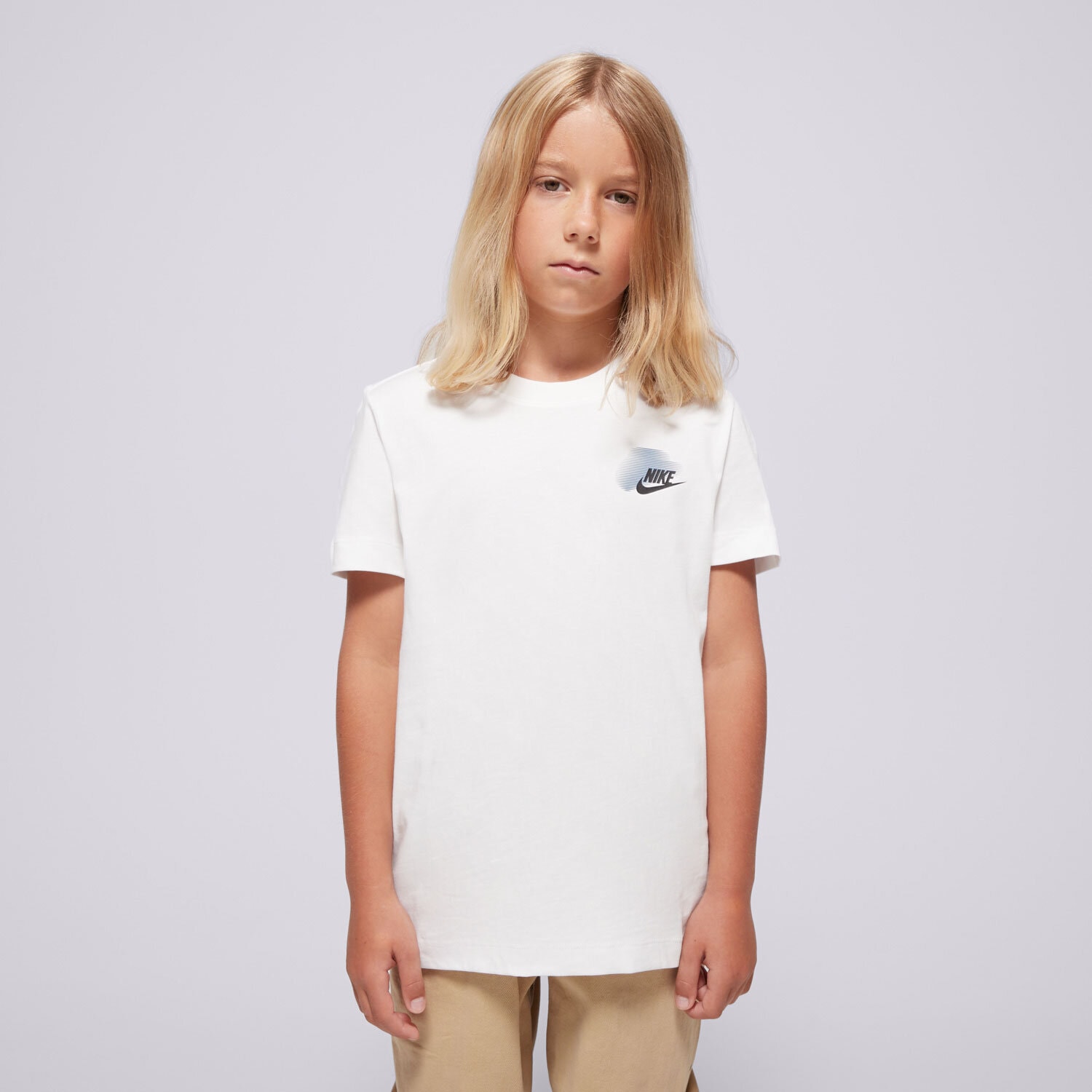 Copii tricou NIKE TRICOU B NSW SI GRAPHIC TEE BOY HM4338-100 Alb