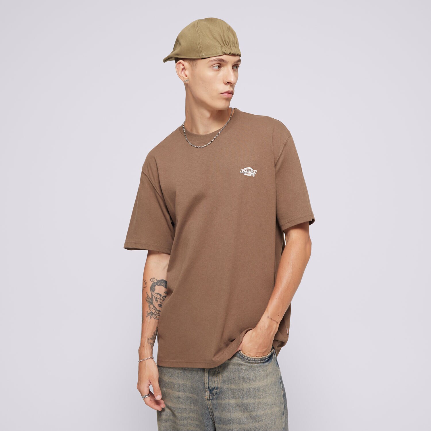 Bărbați tricou DICKIES TRICOU SUMMERDALE SS TEE DK0A4YAIMR11 Maro