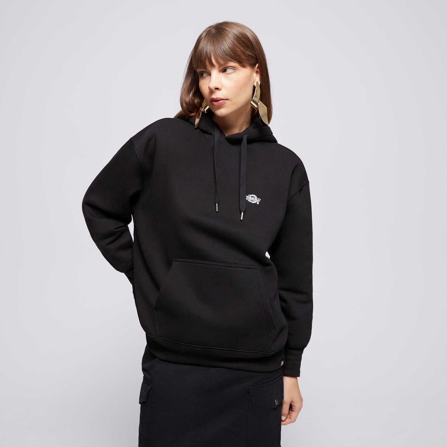 Femei bluză DICKIES BLUZĂ CU GLUGĂ SUMMERDALE HOODIE DK0A4XYWBLK1 Negru