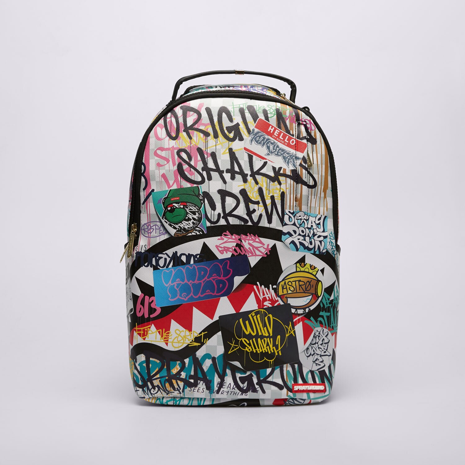 Femei rucsak SPRAYGROUND RUCSAC SHARKS IN PARIS THE RIZZ CREAM 910B6132NSZ Mulicolor