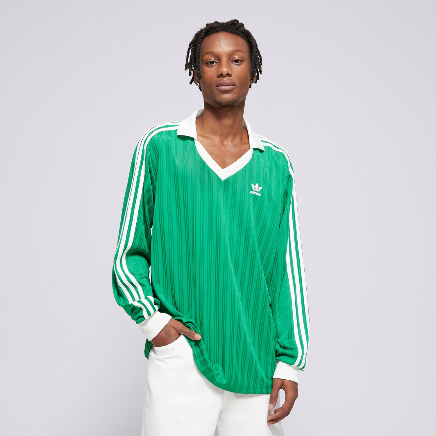 Bărbați tricou ADIDAS TRICOU PIQUE LS IX5225 Verde