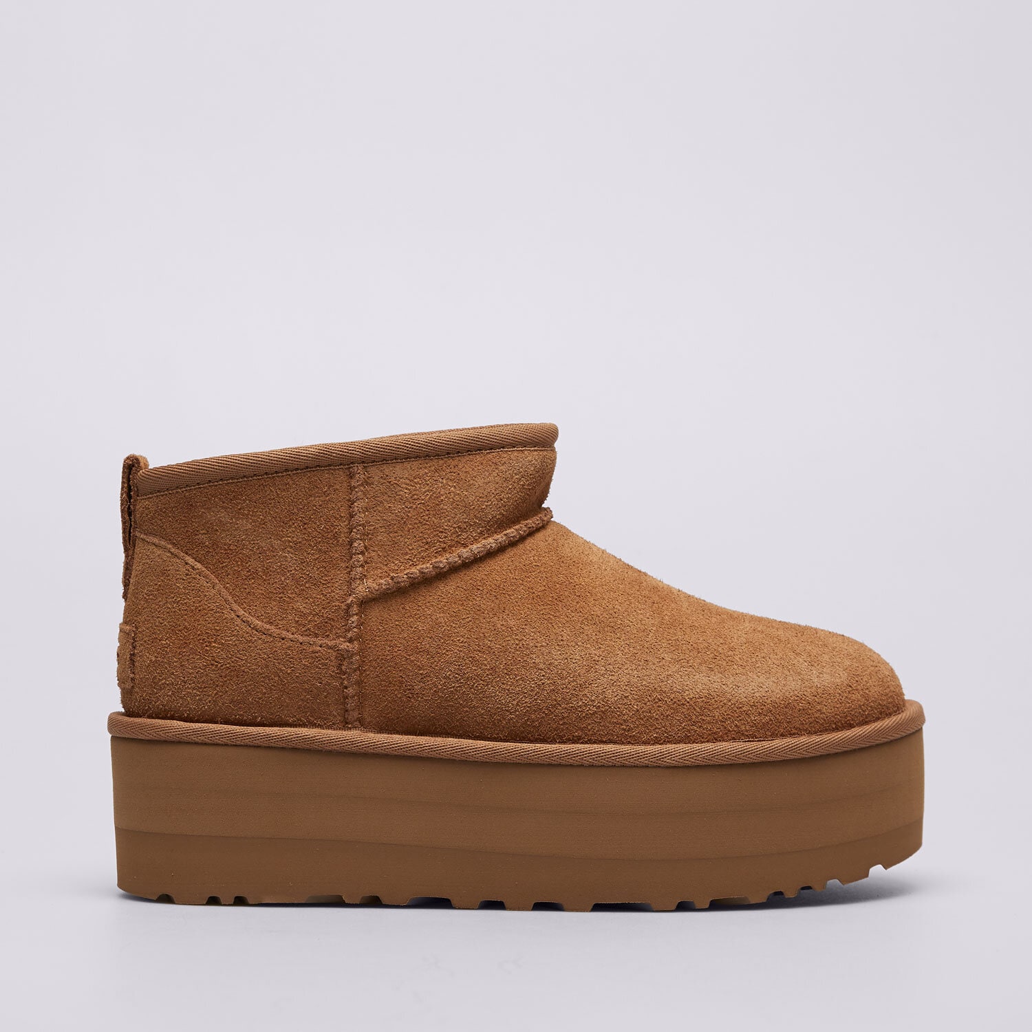 Femei Casual UGG CLASSIC ULTRA MINI PLATFORM 1135092-CHE Maro