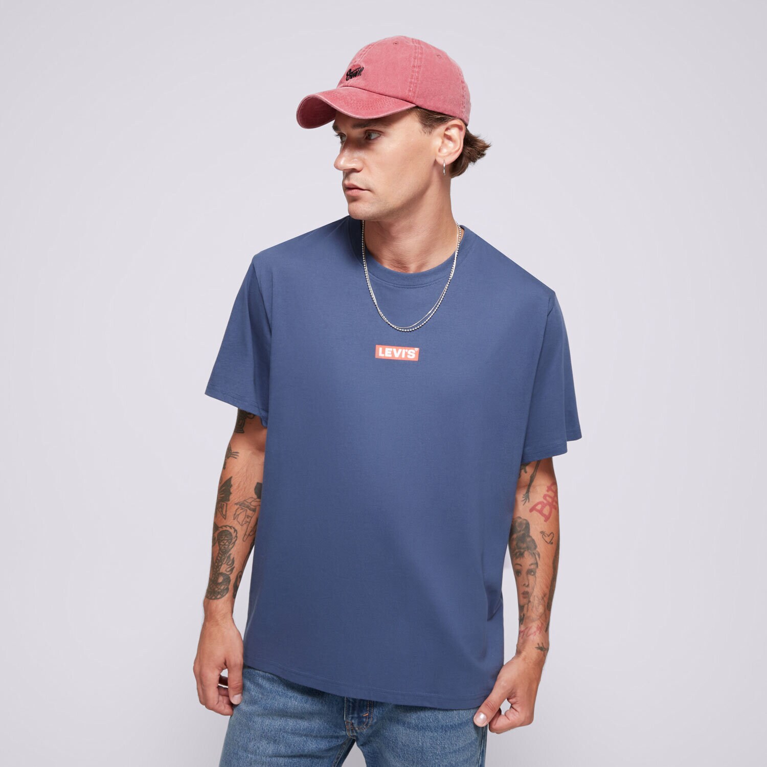 Bărbați tricou LEVI'S TRICOU SS RELAXED FIT TEE BLUES 16143-1525 Albastru
