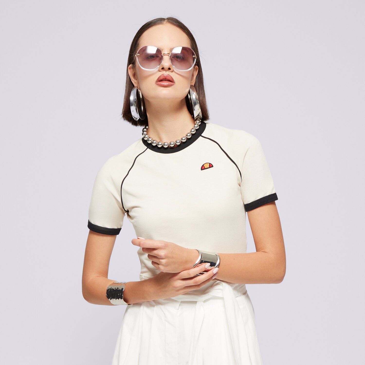 Femei tricou ELLESSE TRICOU CHEVALIER TEE BEIGE SGX20927214 Bej