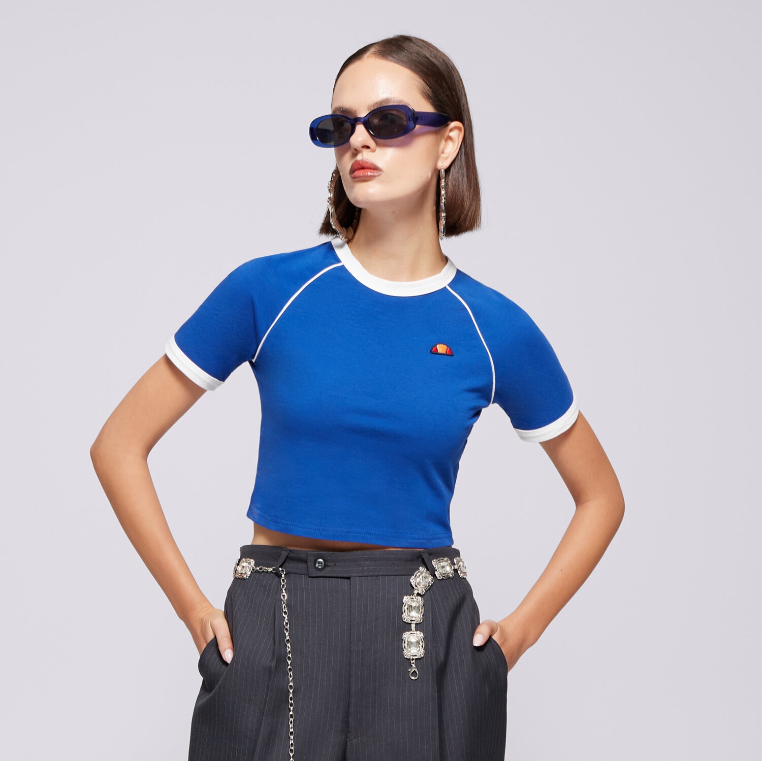 Femei tricou ELLESSE TRICOU CHEVALIER TEE BLUE SGX20927402 Albastru