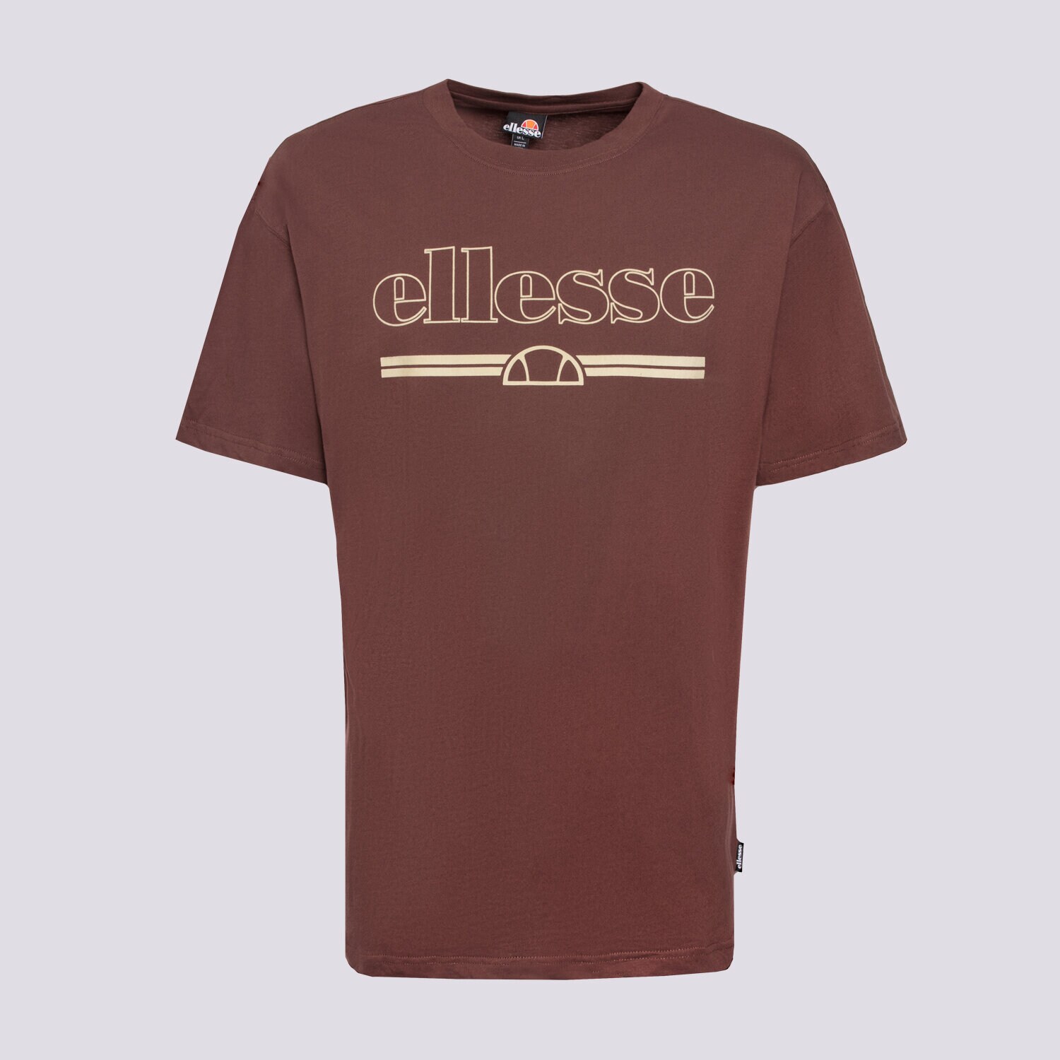Bărbați tricou ELLESSE TRICOU STRAZO TEE BRWN SHX21070200 Maro