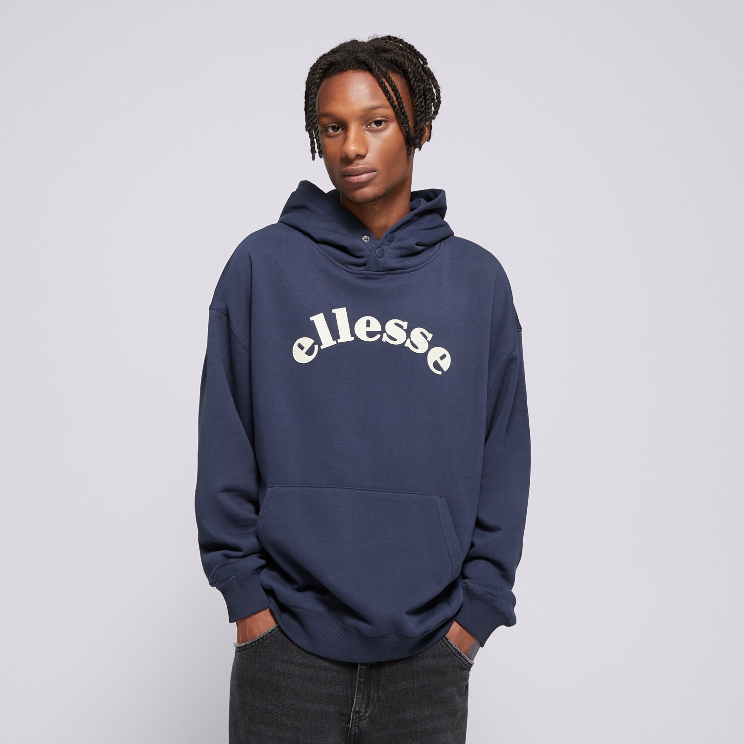 Bărbați bluză ELLESSE BLUZĂ CU GLUGĂ ARLIONA OH HOODY NAVY SHX21074429 Bleumarin