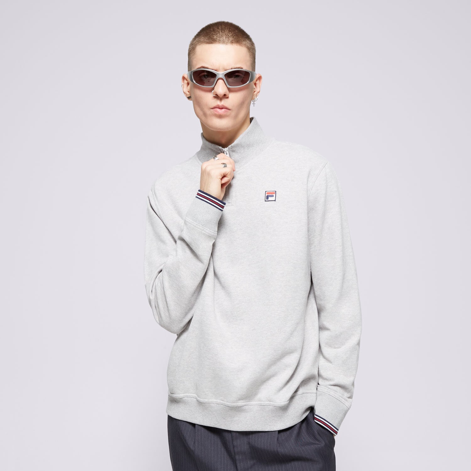 Bărbați bluză FILA BLUZĂ RAMY SS24UC004012 Gri