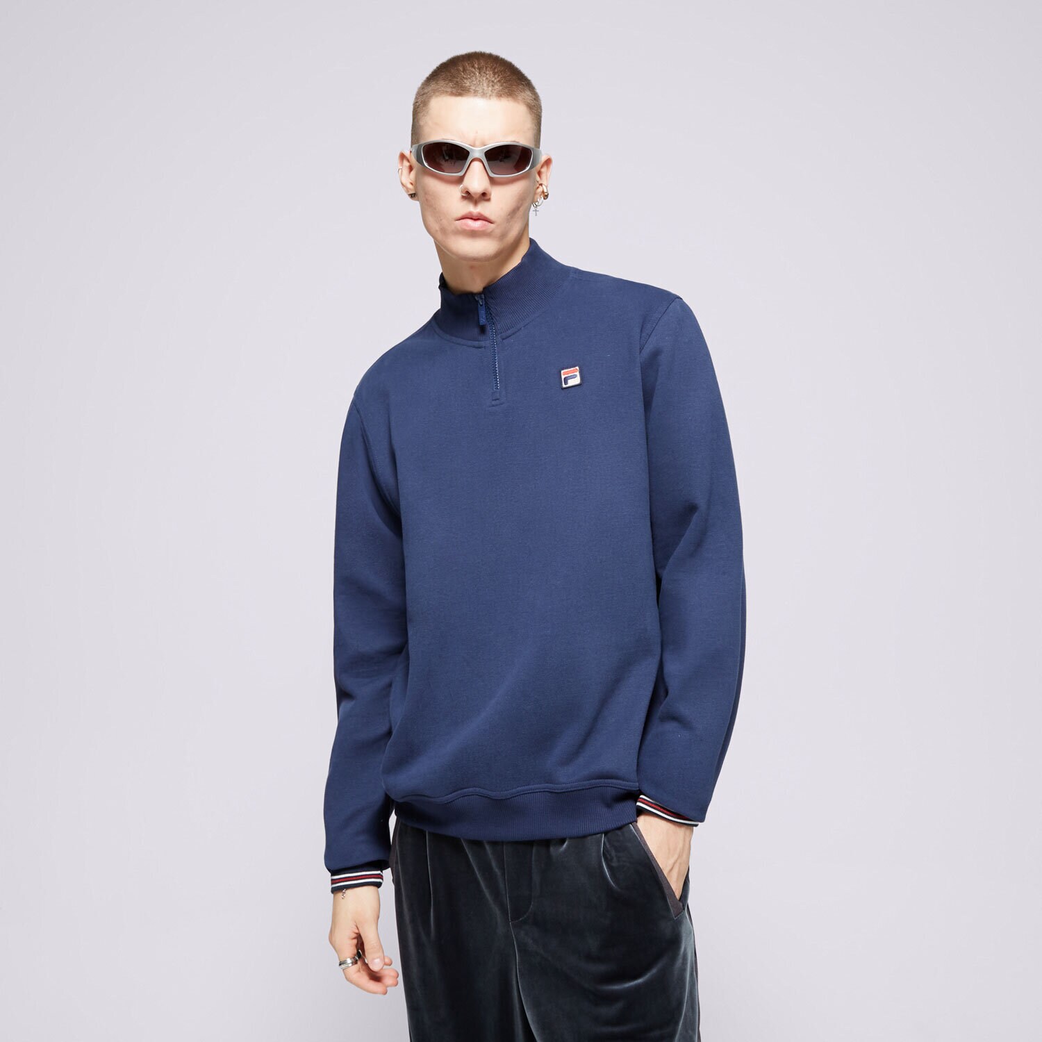 Bărbați bluză FILA BLUZĂ RAMY SS24UC004410 Bleumarin