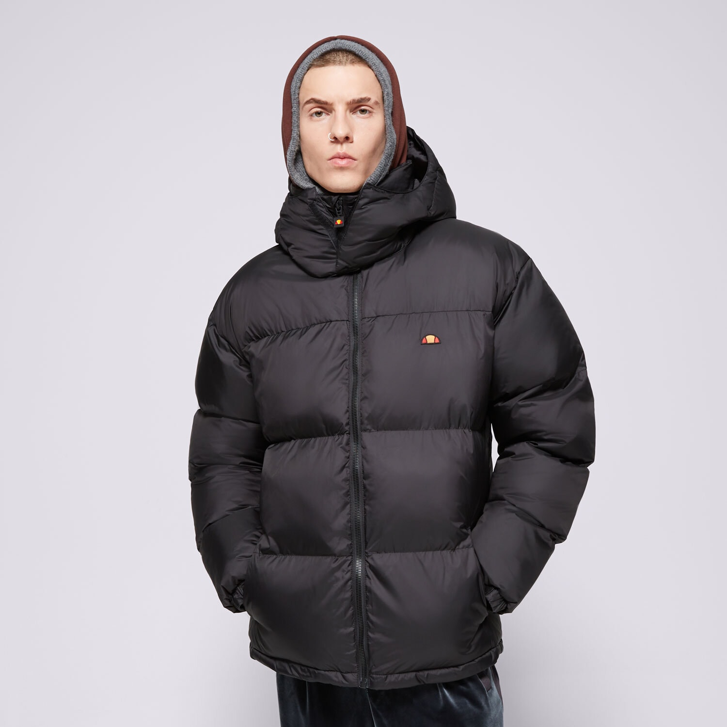 Bărbați eacă de iarnă ELLESSE JACHETĂ CU PUF DAPPIANI PADDED JACKET BLK SHT21229011 Negru