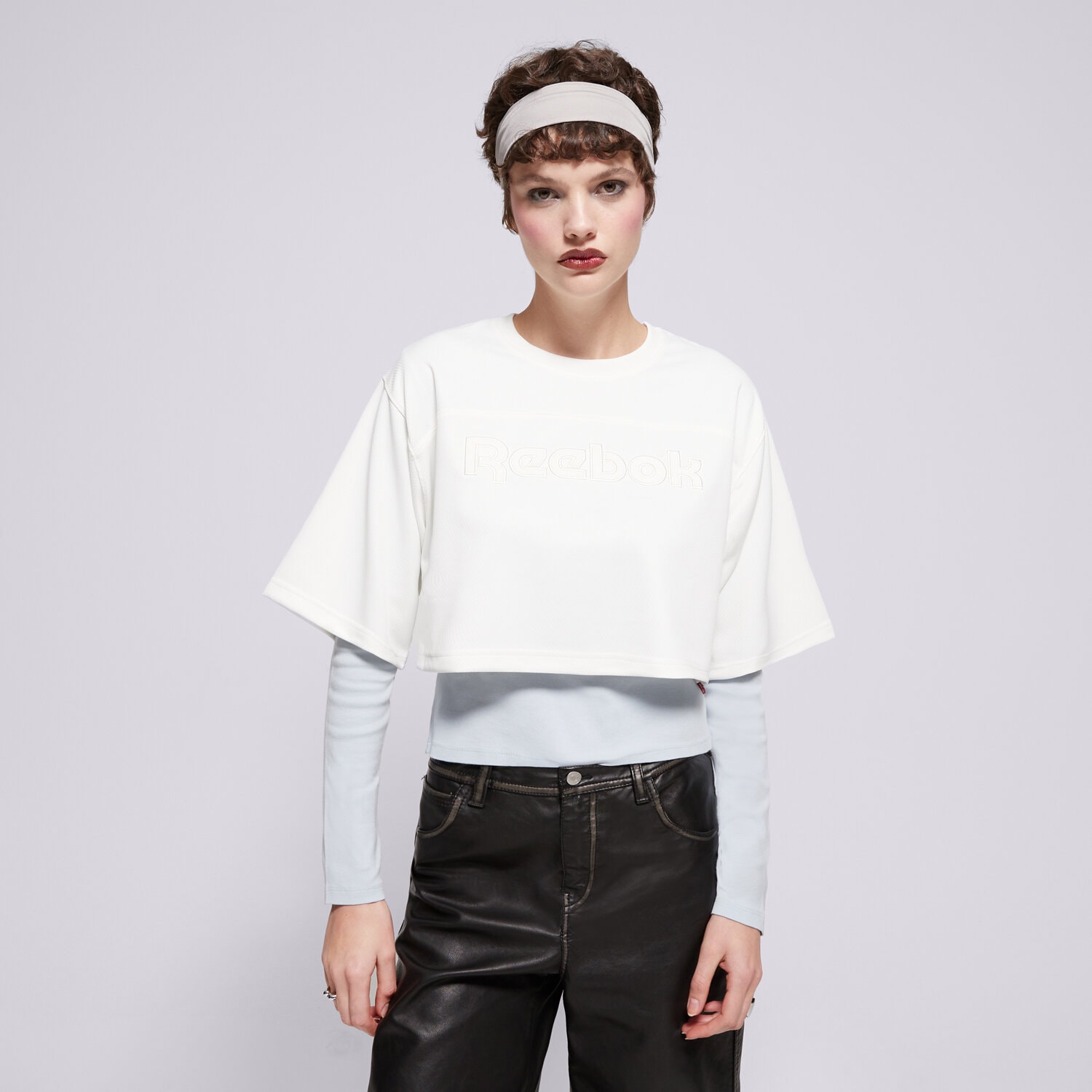 Femei tricou REEBOK TRICOU TEAM TOP 100205754 Alb