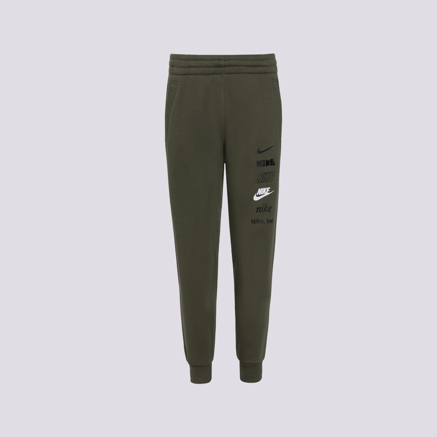 Pantaloni pentru copii NIKE PANTALONI  K NSW CLUB FLC JGGR MLOGO BOY HQ0973-325 Kaki
