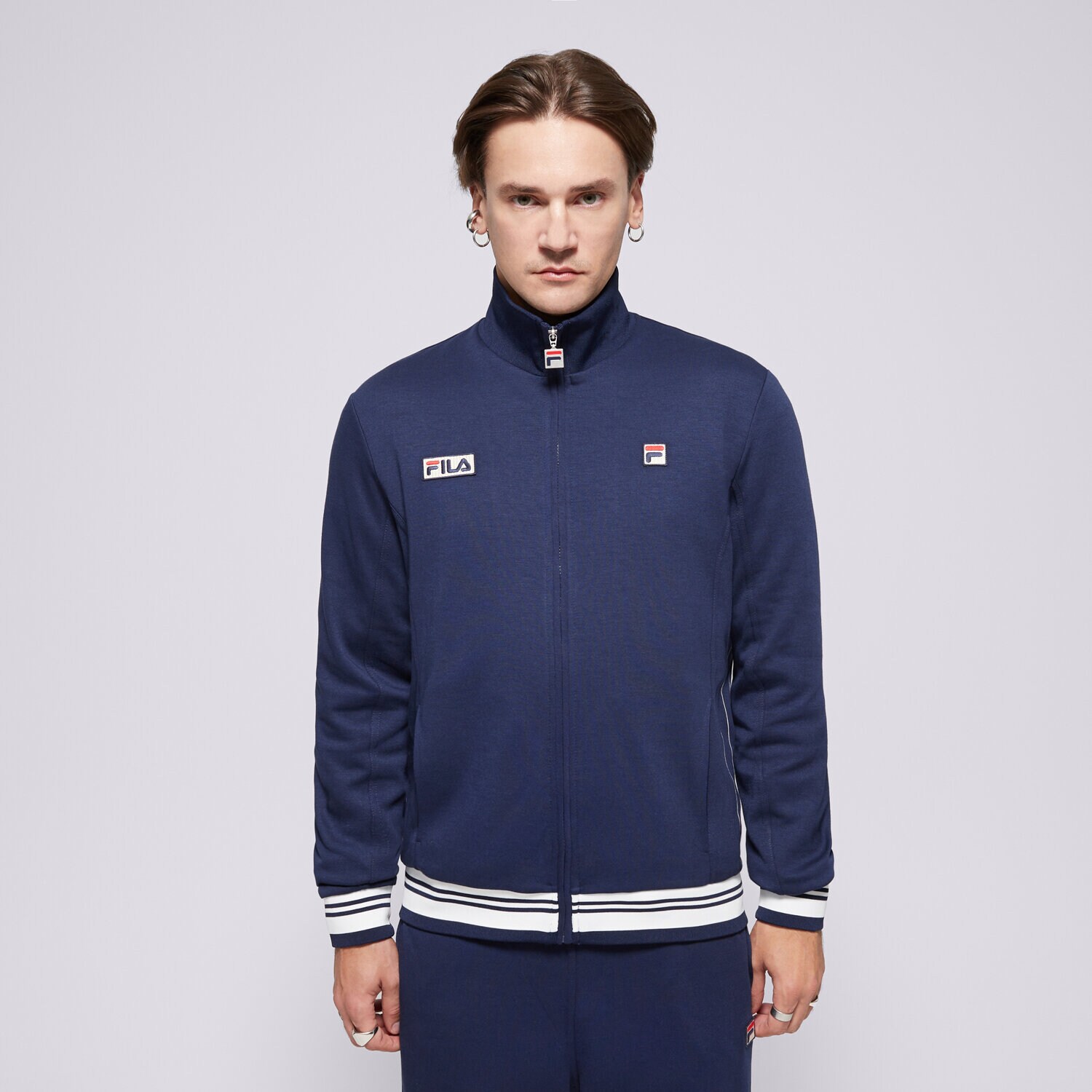 Bărbați bluză FILA BLUZĂ RUPERT FW24MH007410 Bleumarin