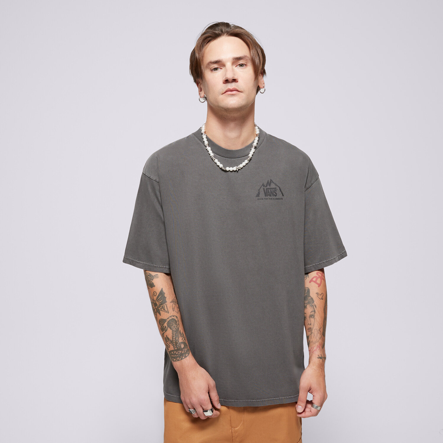 Bărbați tricou VANS TRICOU MTE CRESTLINE SS TEE VN000JQPBLK1 Negru