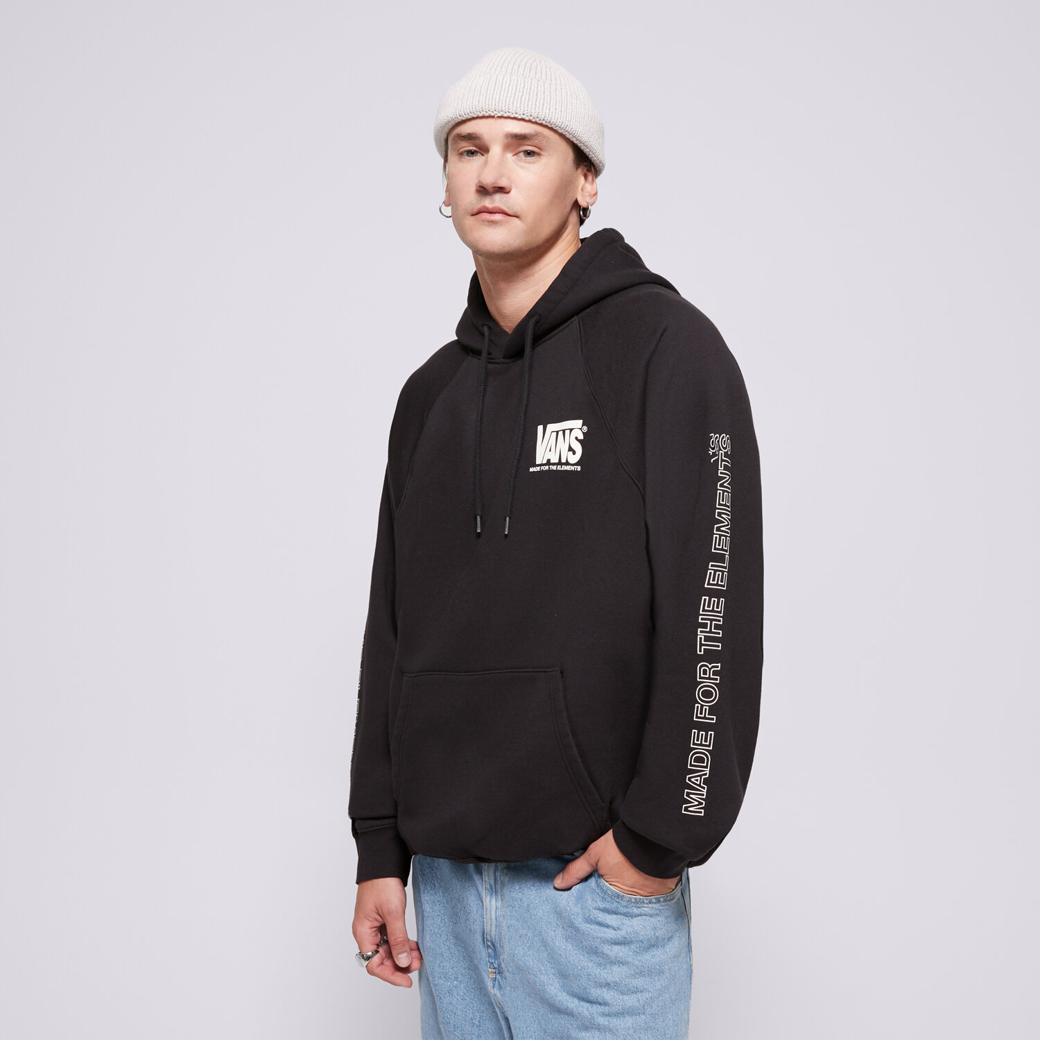 Bărbați bluză VANS BLUZĂ CU GLUGĂ MTE CROSSPATH PO VN000HPUBLK1 Negru