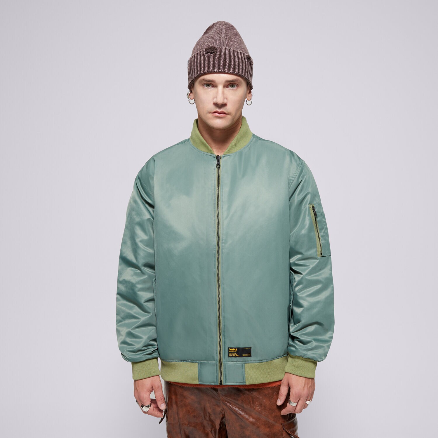 Bărbați eacă de iarnă VANS JACHETĂ COPLEY BOMBER JACKET VN000HMQ1CI1 Verde