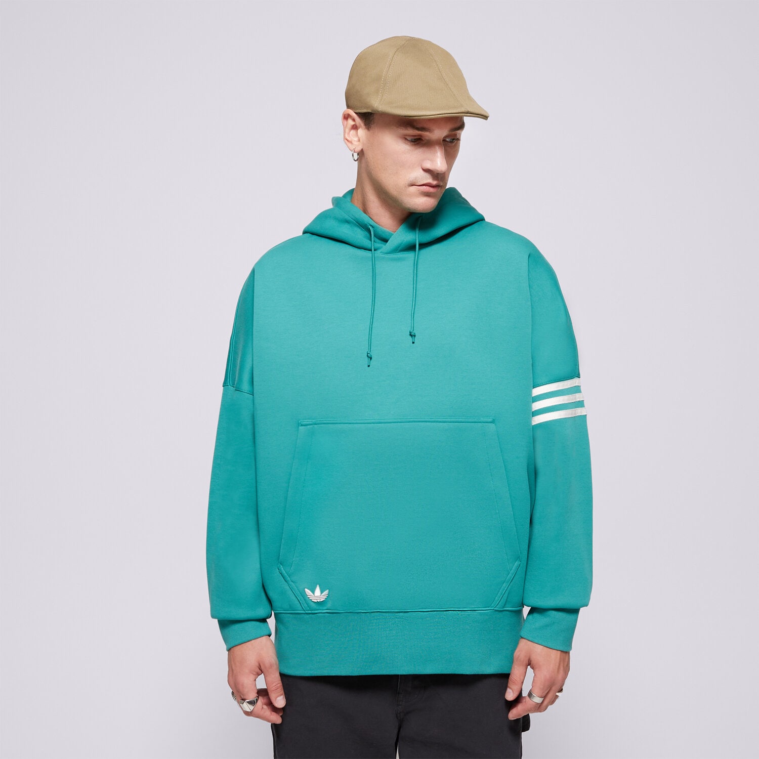 Bărbați bluză ADIDAS BLUZĂ CU GLUGĂ NEU C HD JF9142 Verde