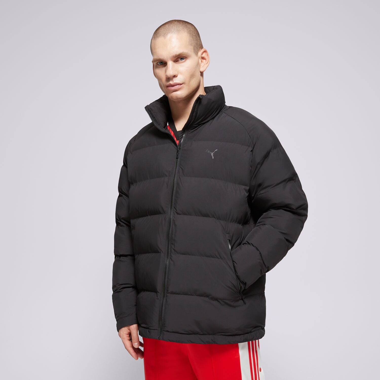 Bărbați eacă de iarnă PUMA JACHETĂ DE IARNĂ MONO JACKET 626469 01 Negru