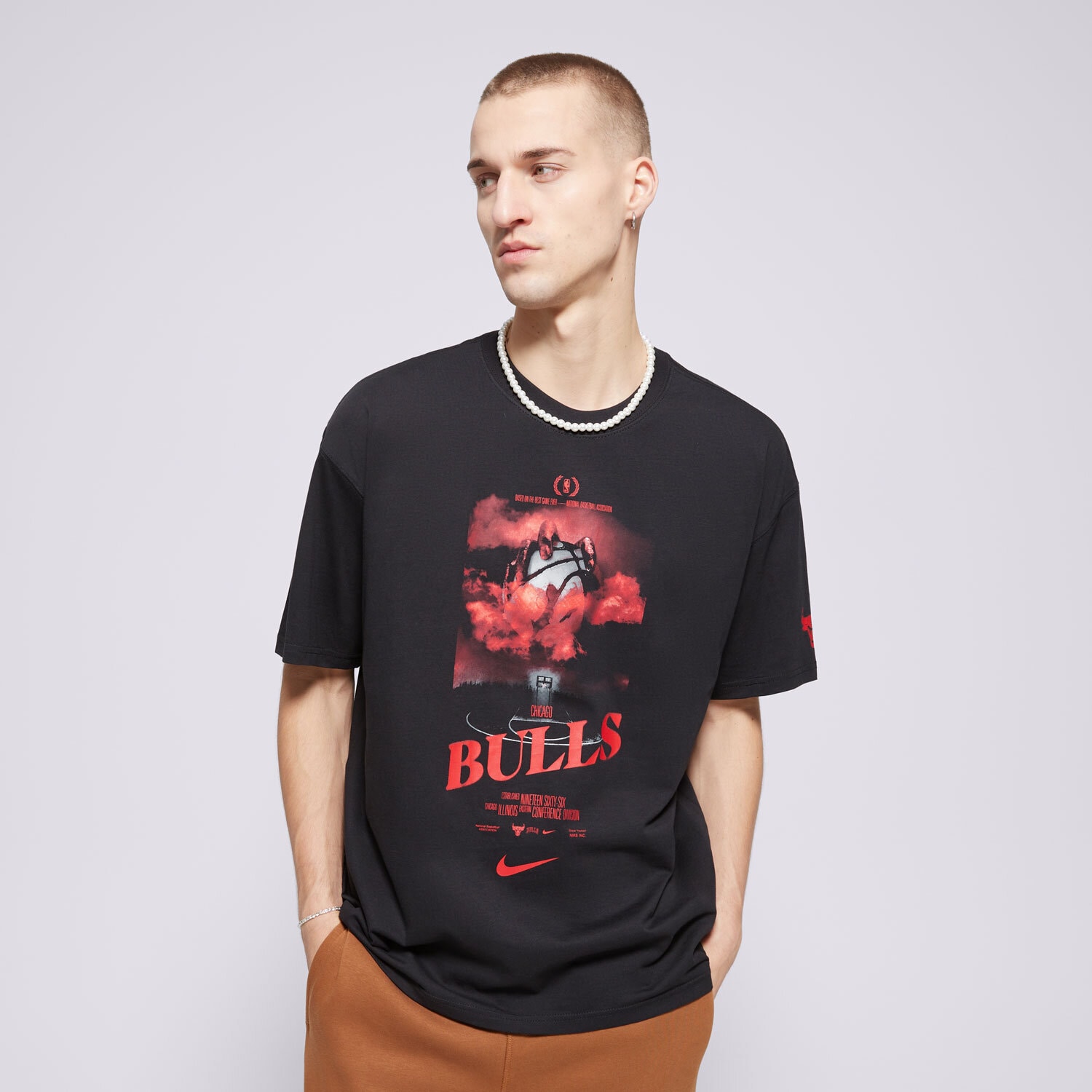 Bărbați tricou NIKE TRICOU CHI M NK CTS OGC HAL SS TEE HJ2693-010 Negru