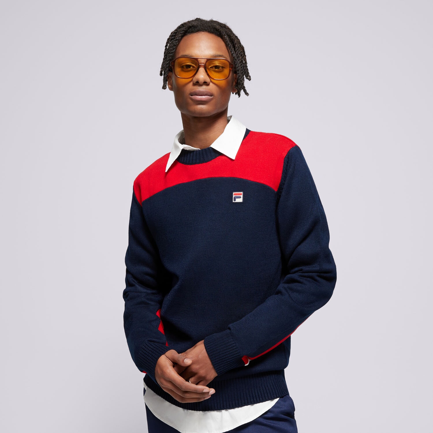 FILA PULOVĂR JOSH FW24MH015410 Mulicolor