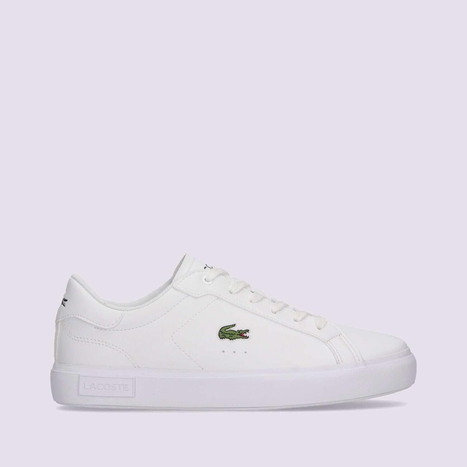 Copii pantofi sport LACOSTE POWERCOURT 0721 1 SUJ 741SUJ001421G Alb