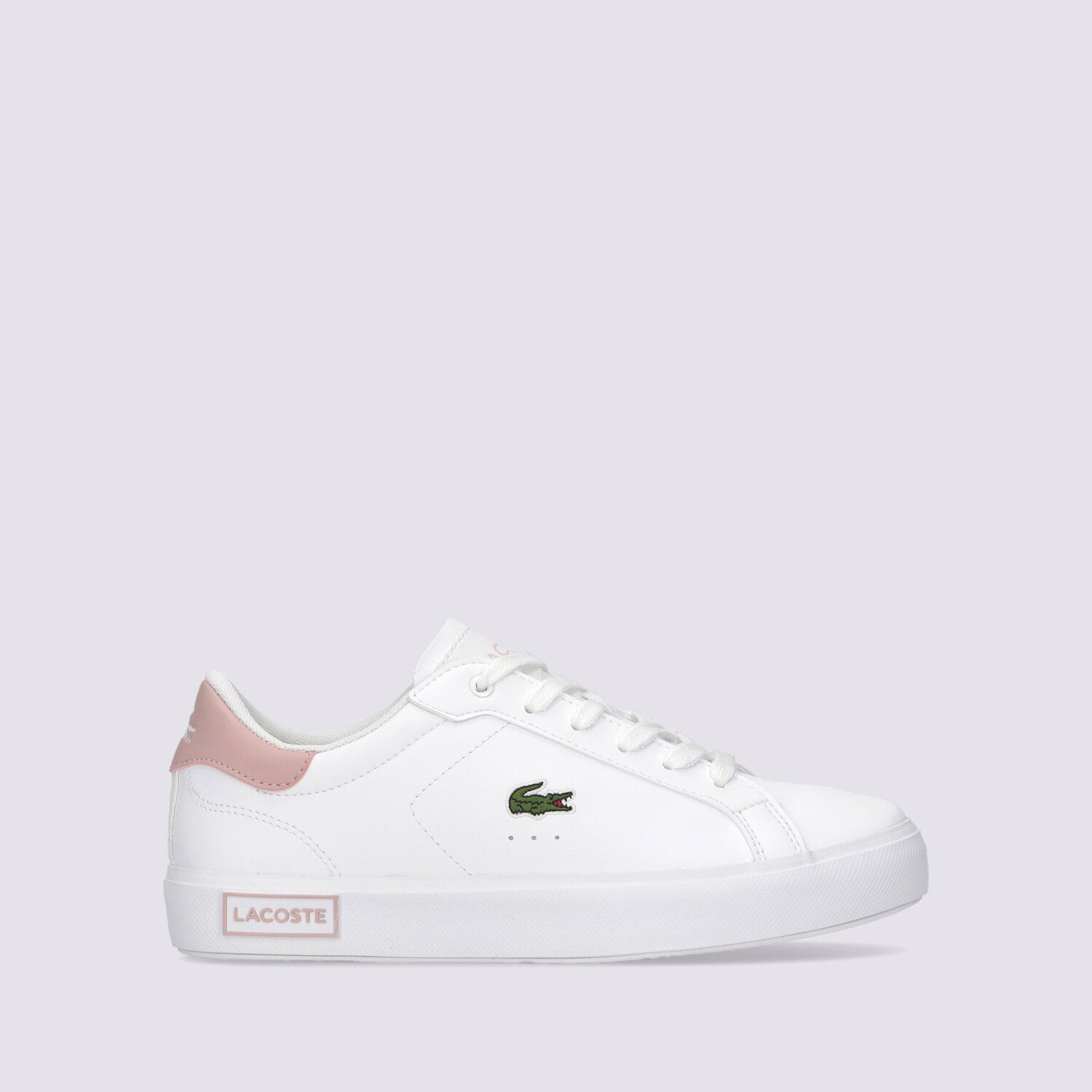 Copii pantofi sport LACOSTE POWERCOURT 0721 1 SUJ 741SUJ00141Y9 Alb