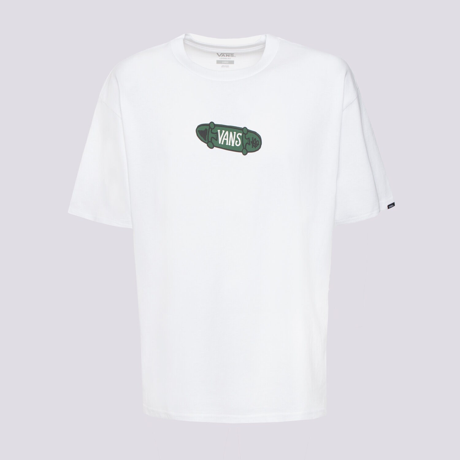 Bărbați tricou VANS TRICOU SKATER LOOSE SS VN000KTZWHT Alb