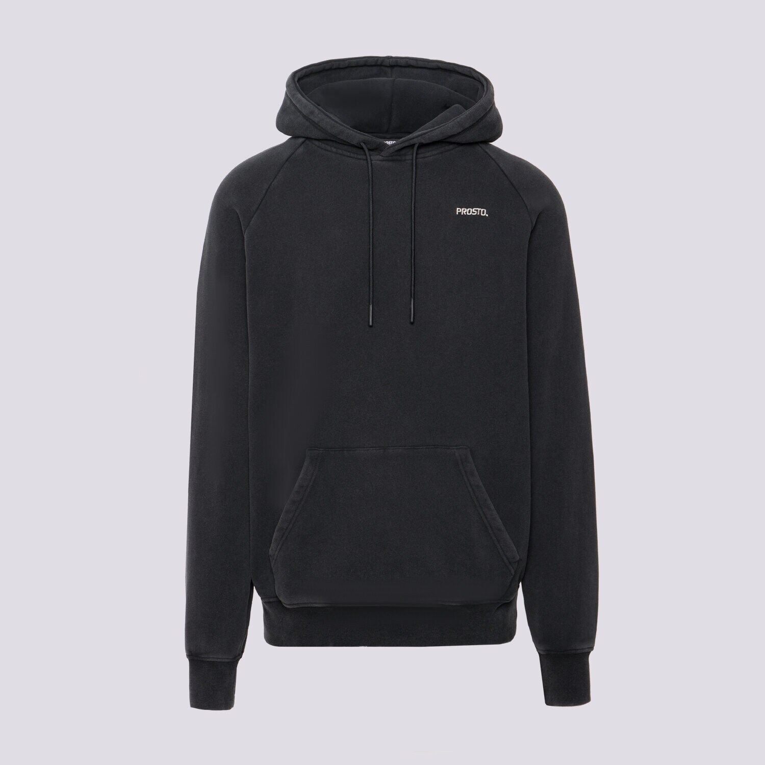 Bărbați bluză PROSTO BLUZĂ CU GLUGĂ HOODIE SKIZZLE WASHED BLACK KL242MSWE2041 Gri