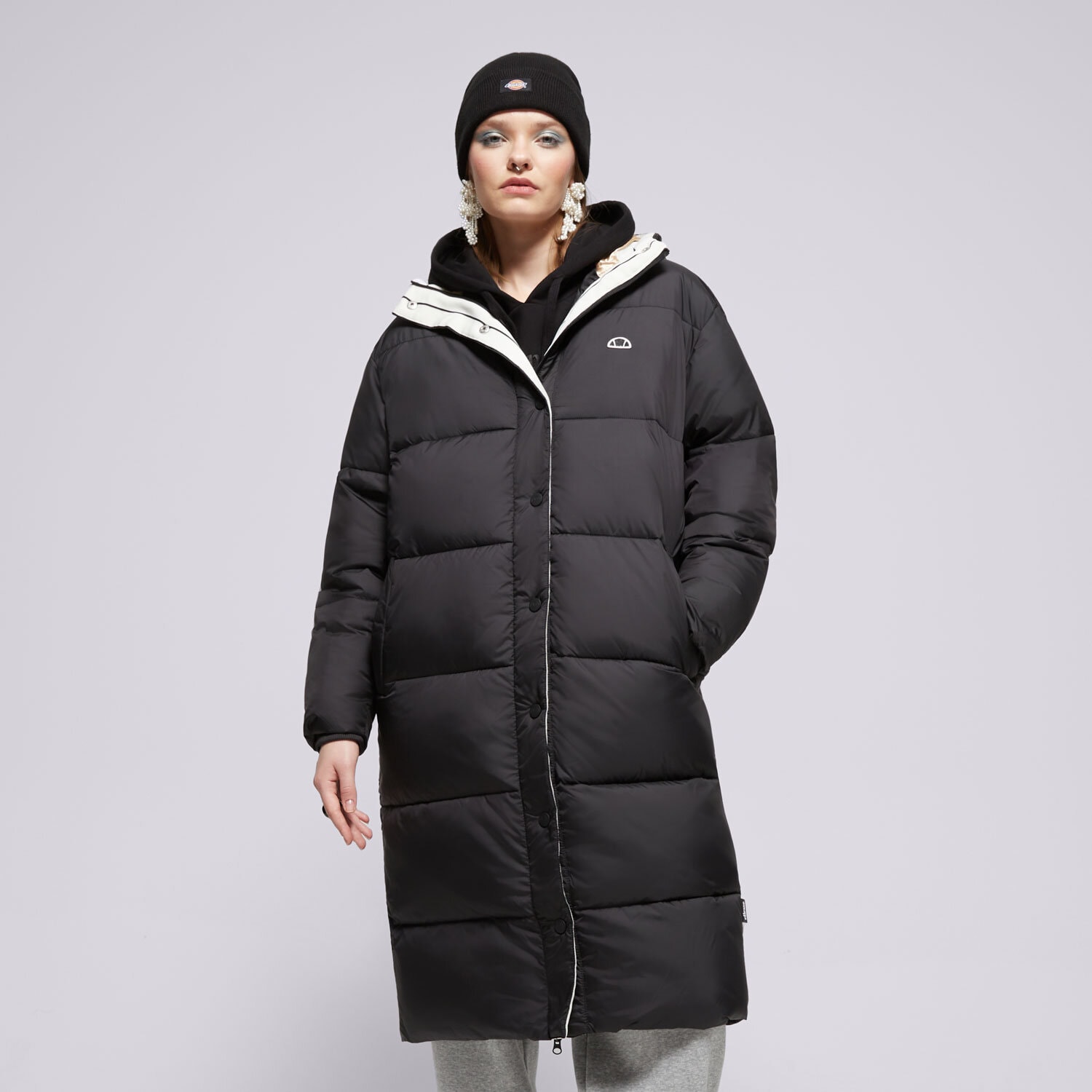 Femei geacă de iarnă ELLESSE PARDESIU HURRICANE PADDED JACKET BLK SGX21042011 Negru