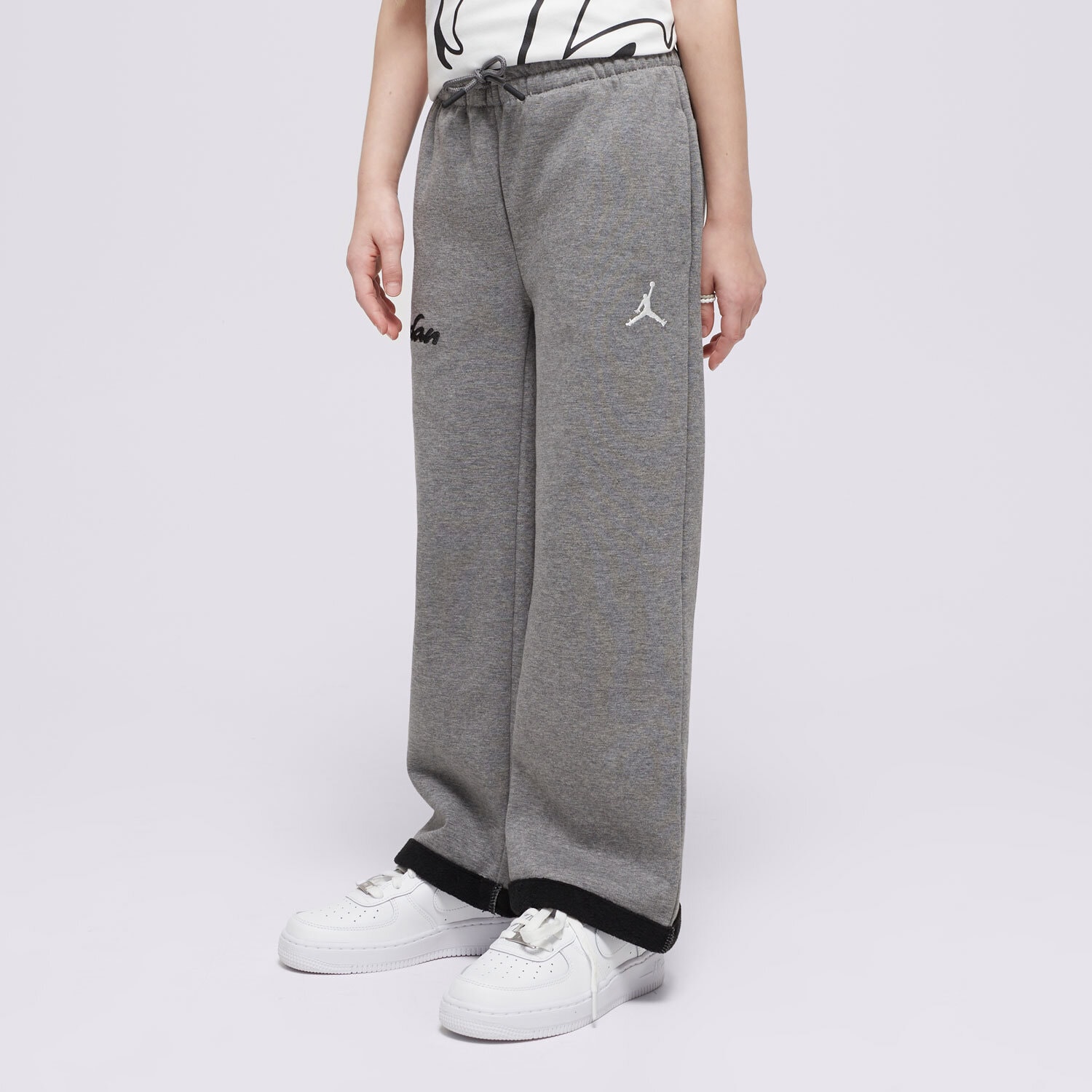 Pantaloni pentru copii JORDAN PANTALONI  JDG META-ENCHANTMENT COZY FLC GIRL 45D520-GEH Gri