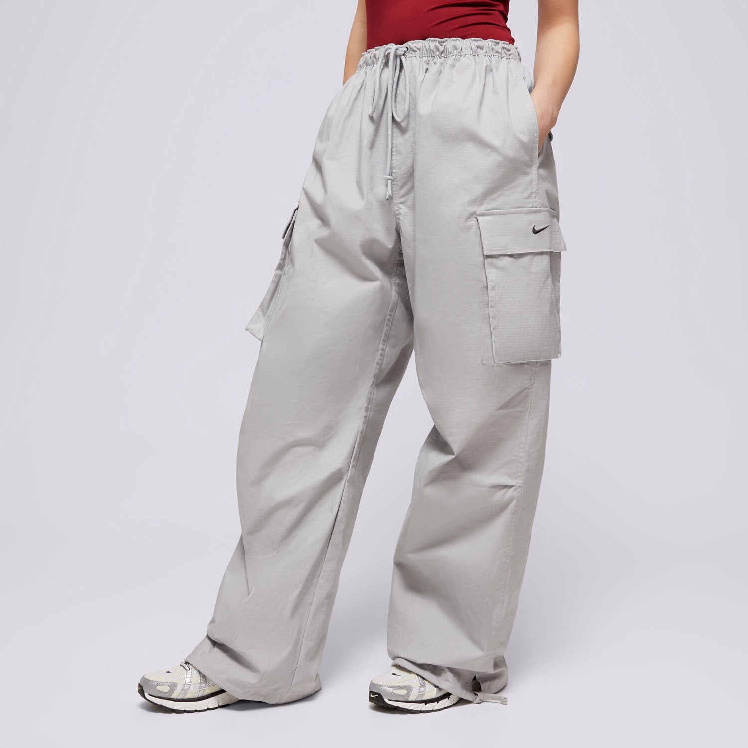 Femei pantaloni NIKE PANTALONI  W NSW DANCE CARGO PANT FV7520-077 Gri