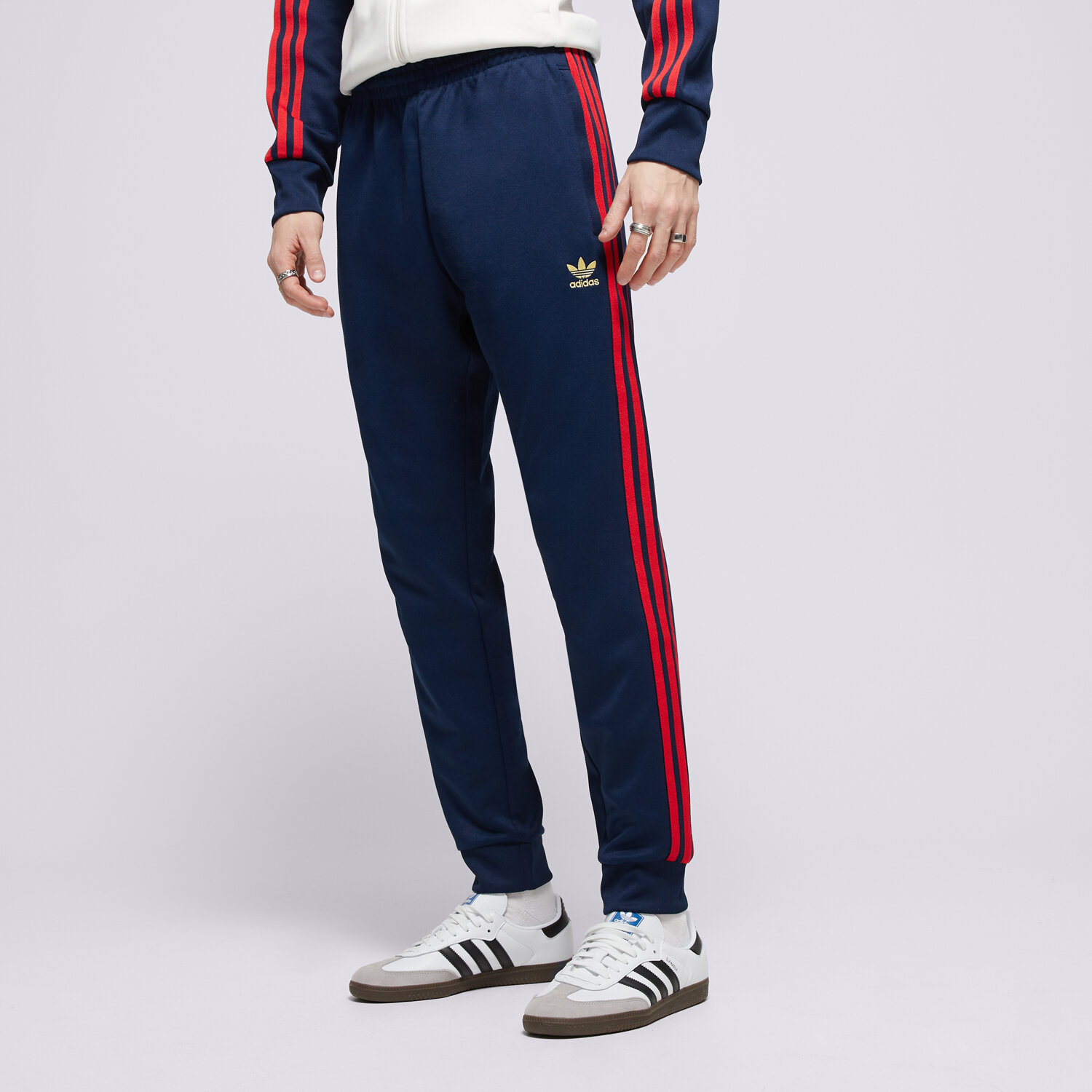 Bărbați pantaloni ADIDAS PANTALONI  SST TP IY9870 Bleumarin
