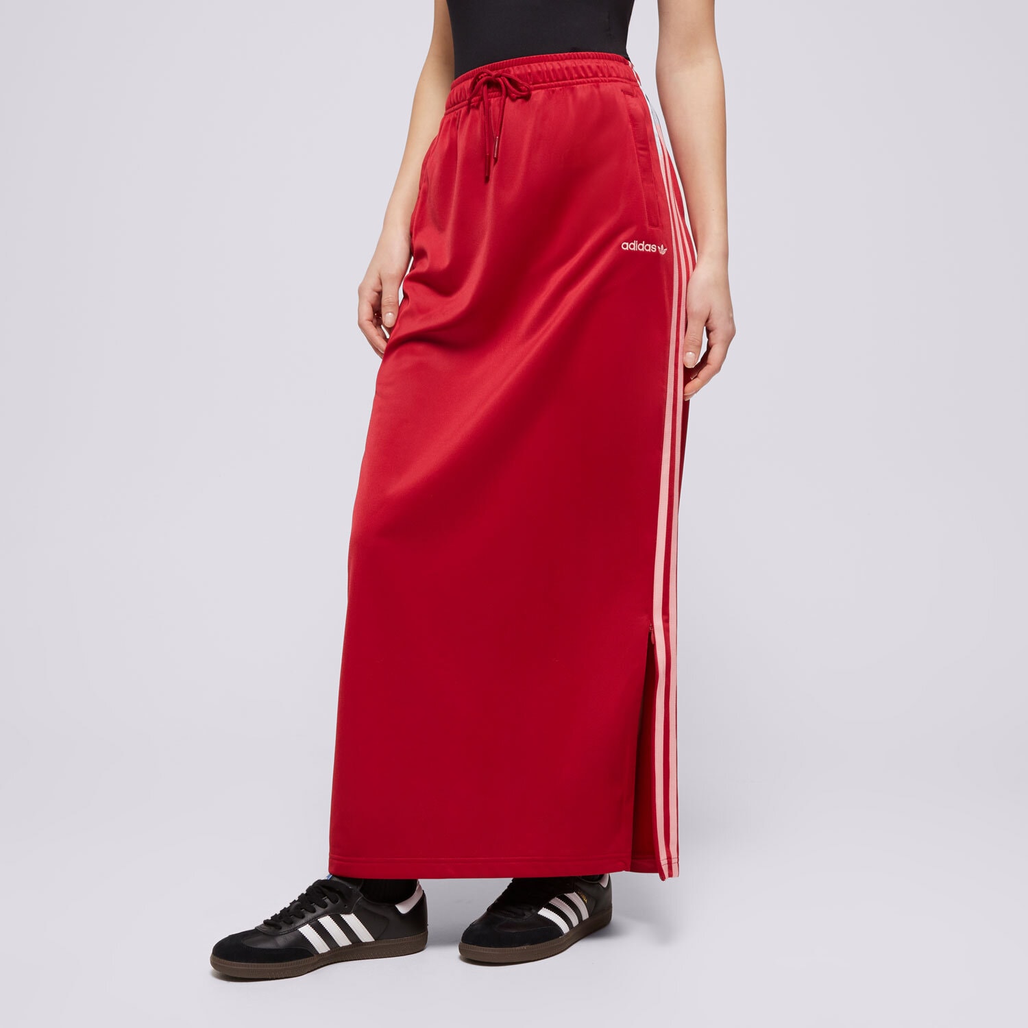 Femei rochii și fuste ADIDAS FUSTĂ MAXI SKIRT IZ2675 Roșu