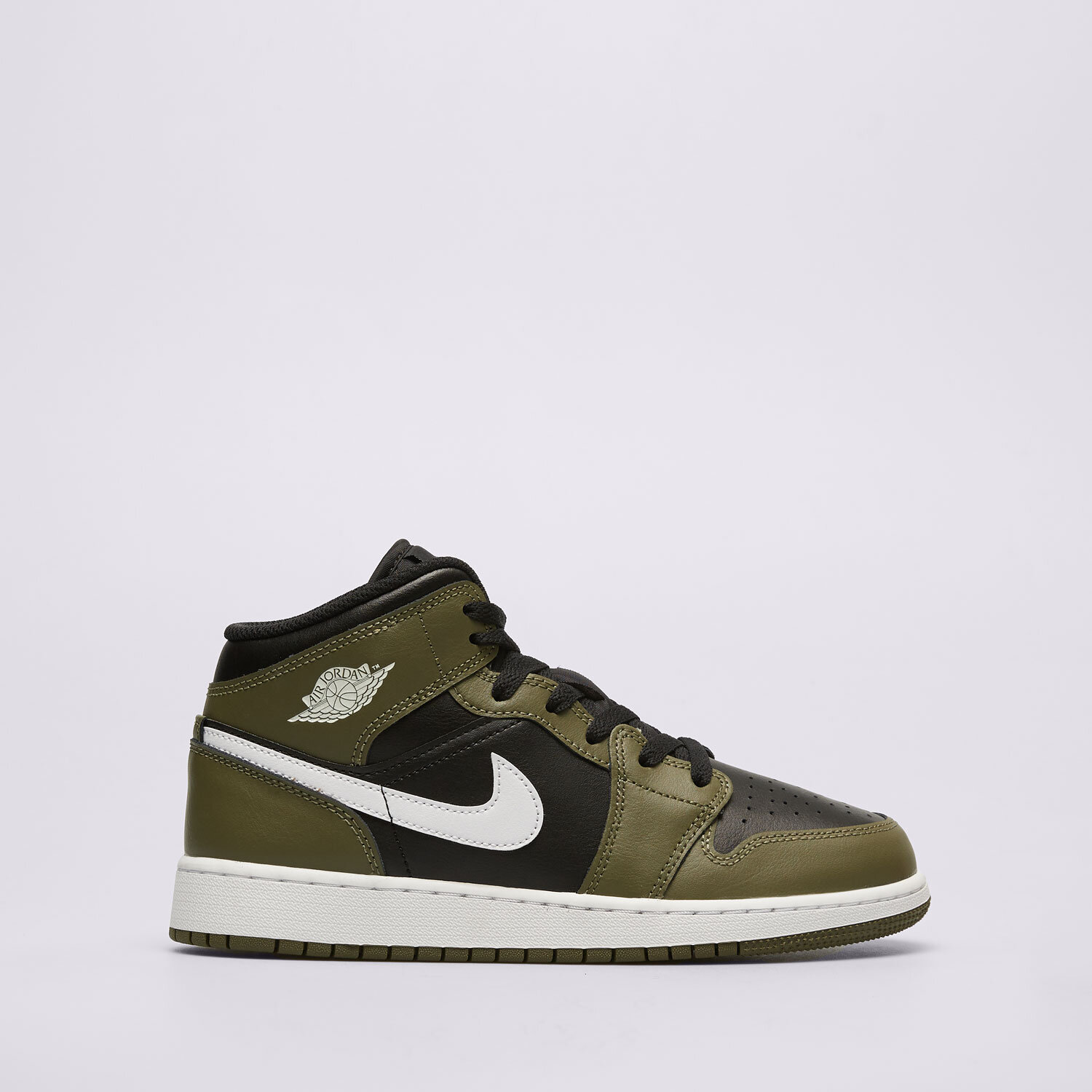 Copii pantofi sport AIR JORDAN 1 MID  DQ8423-092 Kaki
