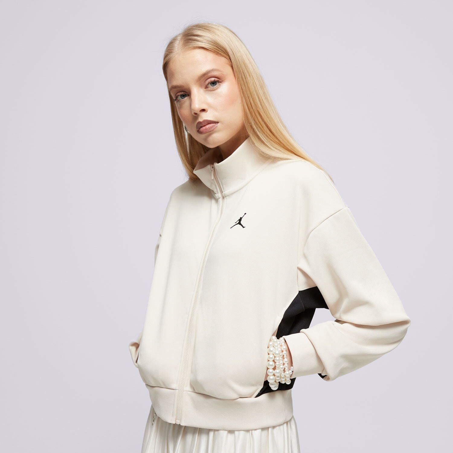 Femei jachetă JORDAN  JACHETĂ W J KNIT JACKET CORE FV7104-203 Bej