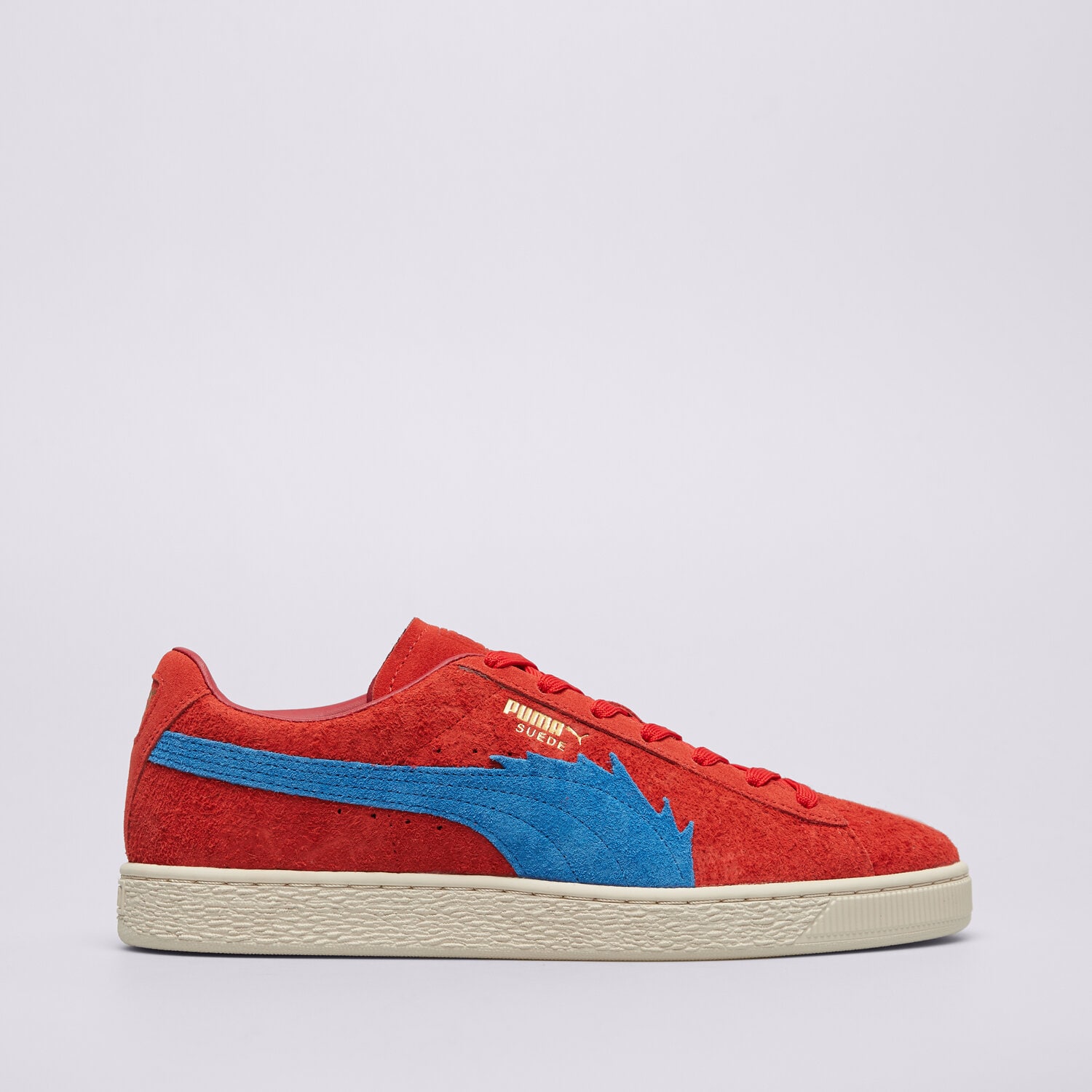 Barbați pantofi sport PUMA SUEDE 3 ONE PIECE 39652001 Roșu