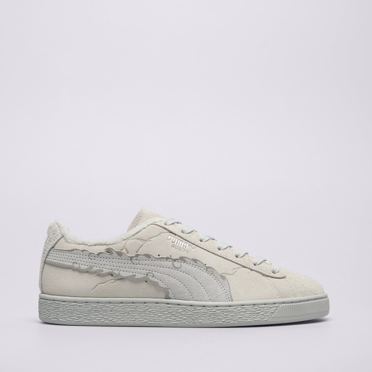 Barbați pantofi sport PUMA SUEDE 3 ONE PIECE 39652401 Alb
