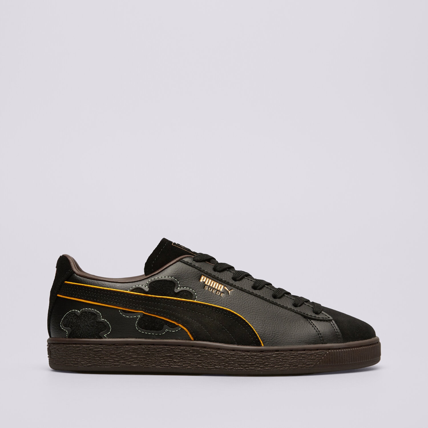 Barbați pantofi sport PUMA SUEDE 3 ONE PIECE 39652501 Negru