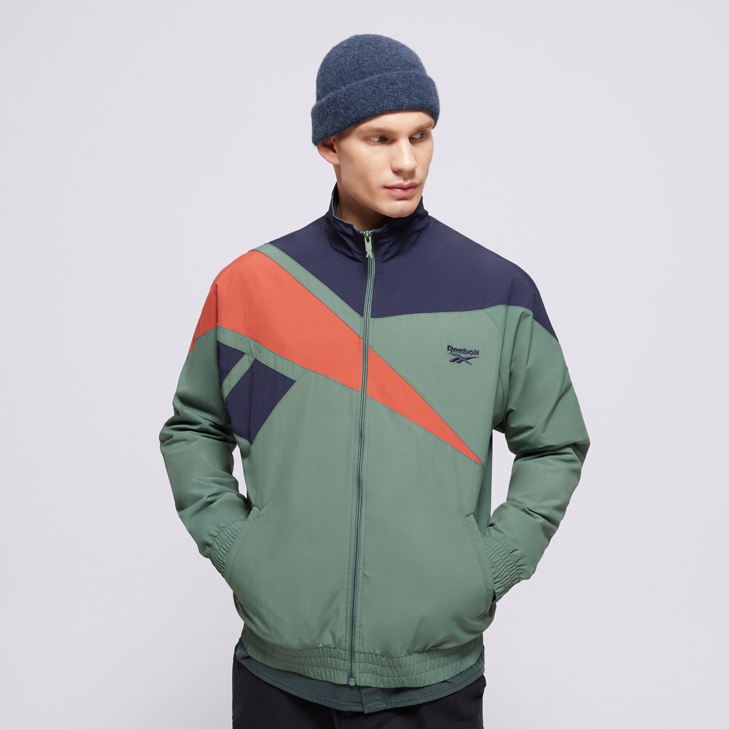 Bărbați jachetă REEBOK JACHETĂ POLIAMIDĂ CL F FR TRACKTOP 100206044 Mulicolor
