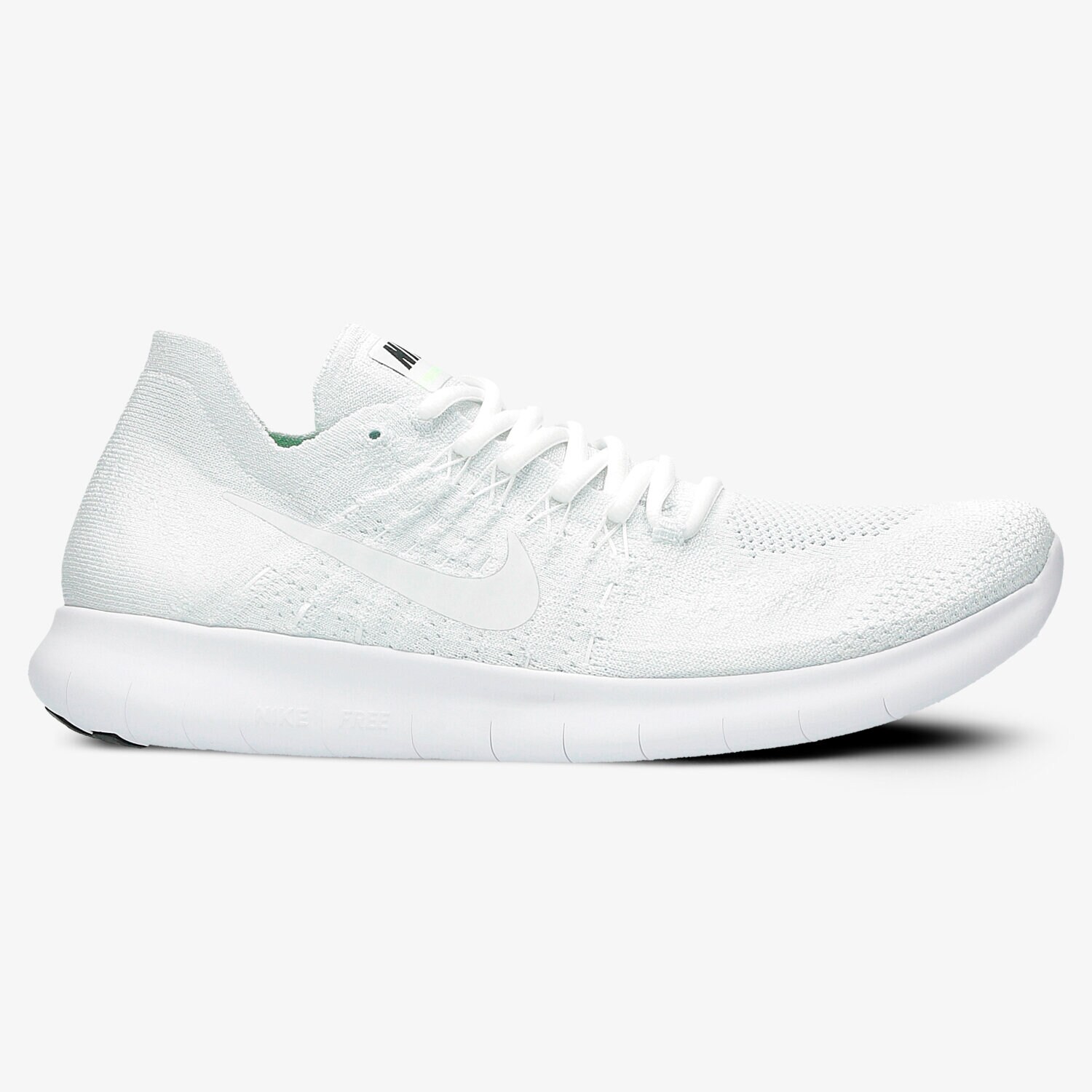 Barbați pantofi sport NIKE FREE RUN FLYKNIT 2 880843-100 Alb