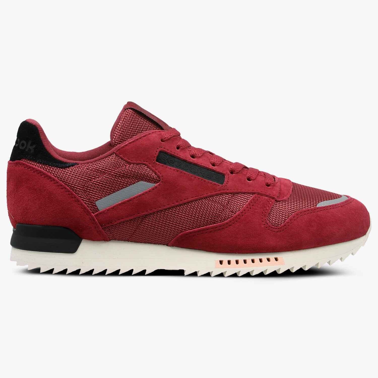Barbați pantofi sport REEBOK CL LEATHER RIPPLE SN BS9791 Bordo