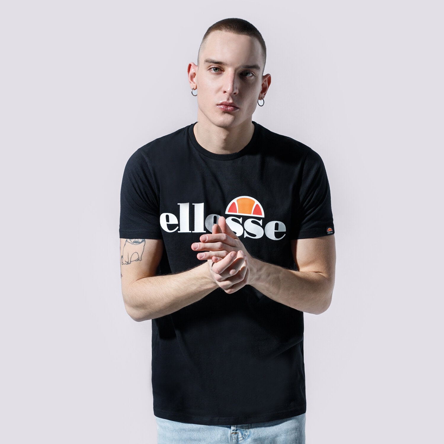 Bărbați tricou ELLESSE TRICOU SL PRADO BLK SHC07405011 Negru