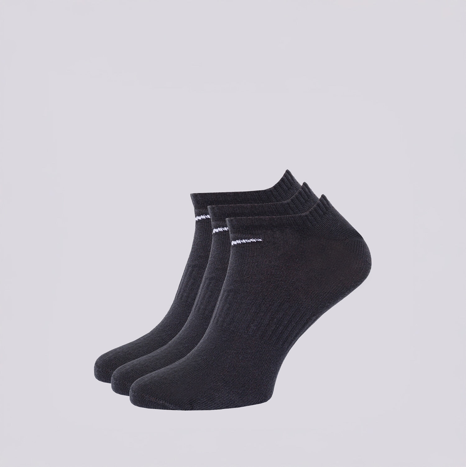 Femei șosete NIKE 3 PACK LOW SOCKS  SX7678-010 Negru