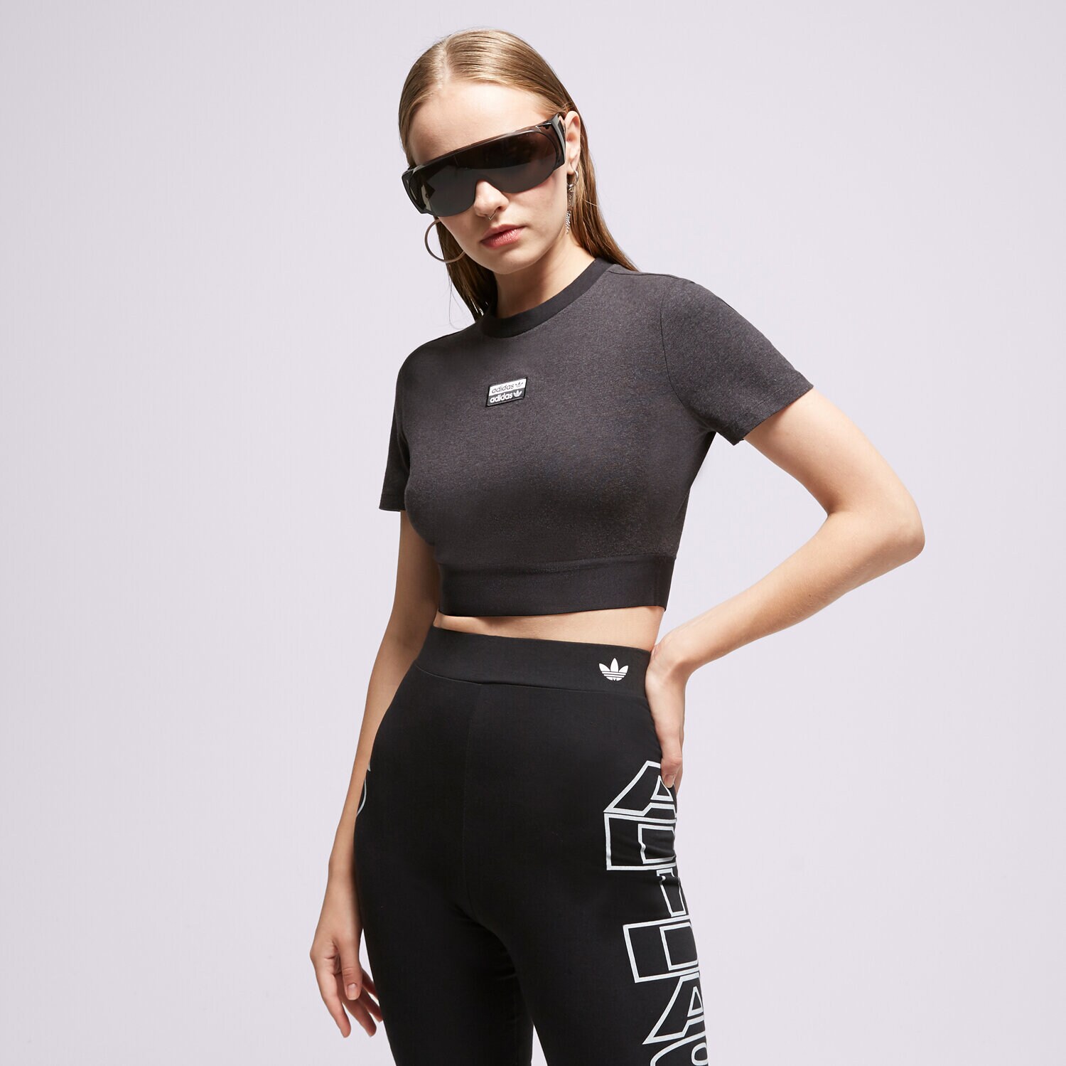 Femei tricou ADIDAS TRICOU CROPPED TEE GN4324 Negru