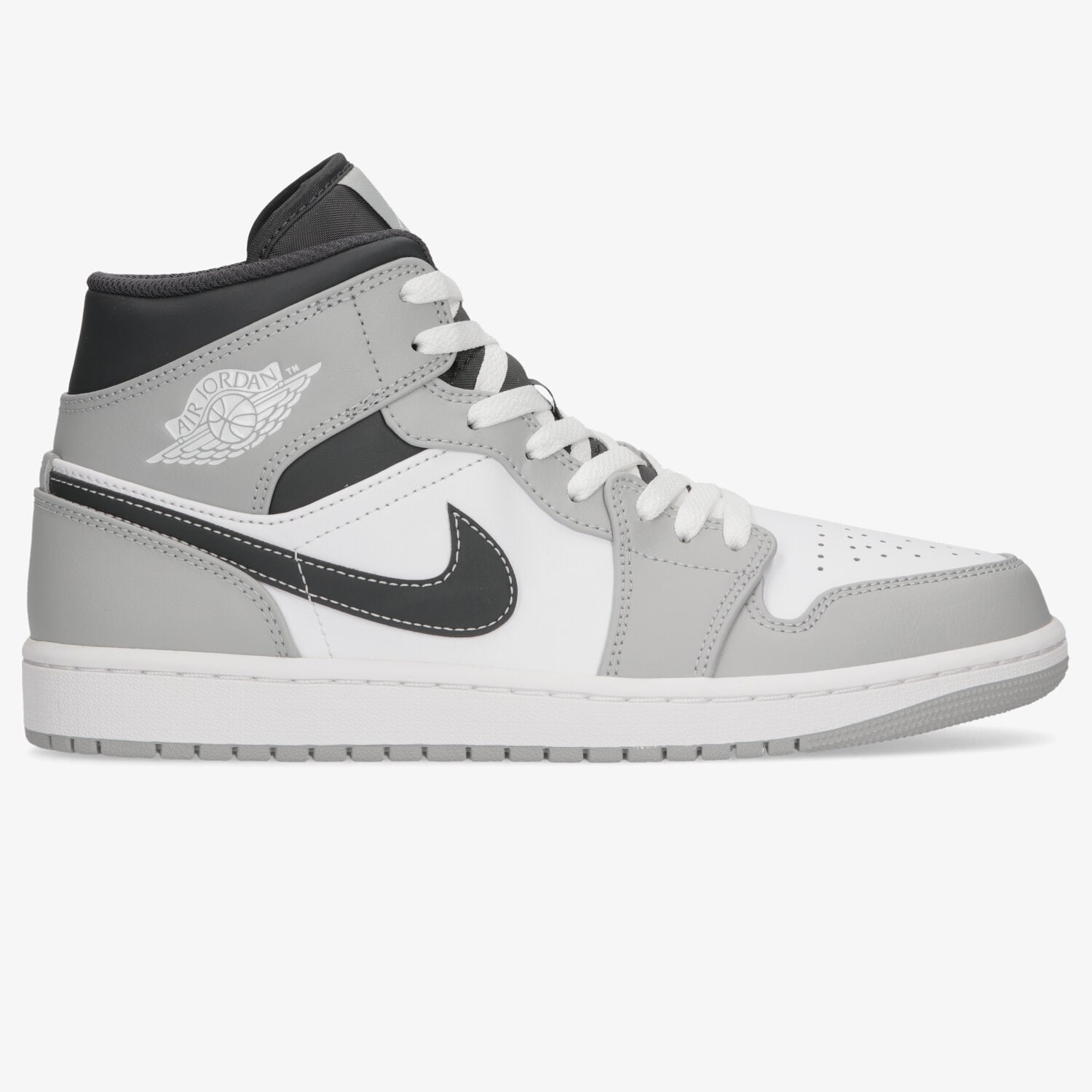 Barbați pantofi sport AIR JORDAN 1 MID  554724-078 Alb