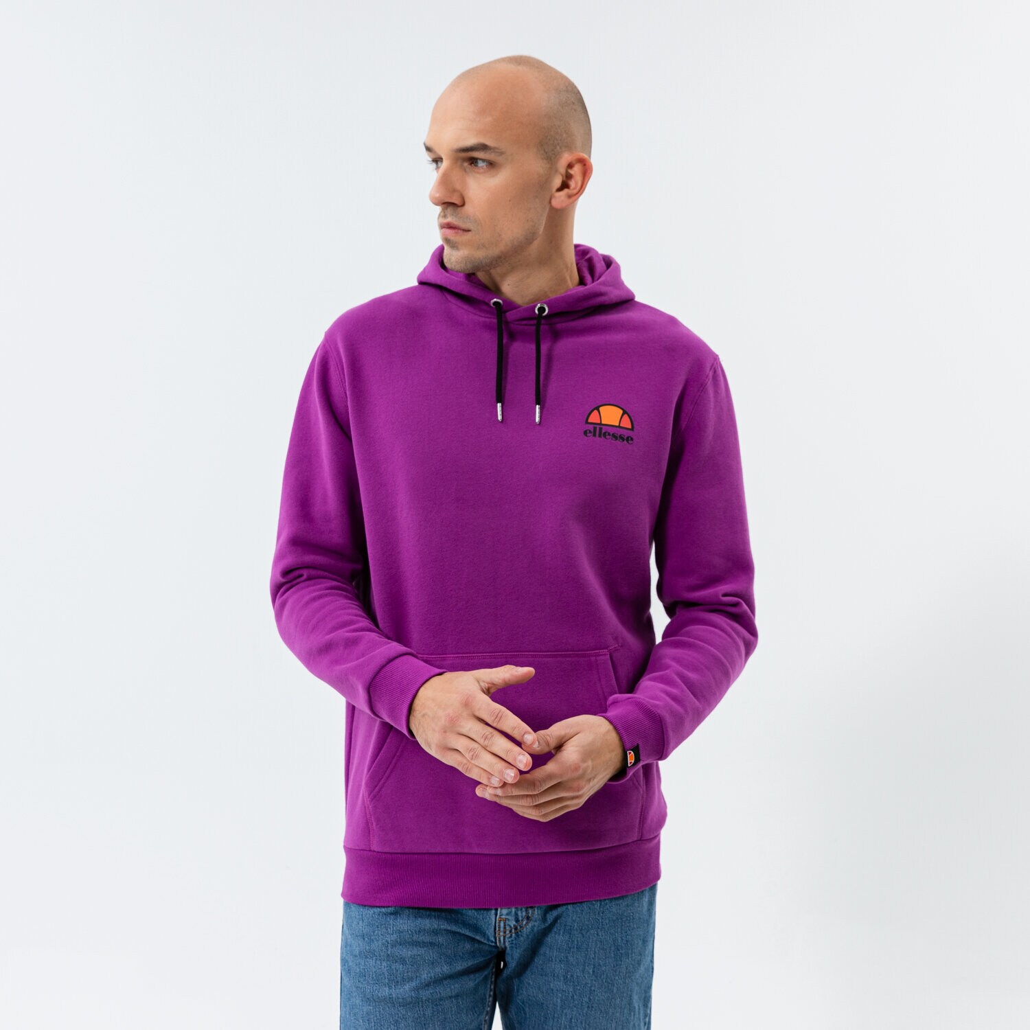 Bărbați bluză ELLESSE BLUZĂ CU GLUGĂ TOCE OH HOODY PRPL SHI02216305 Violet