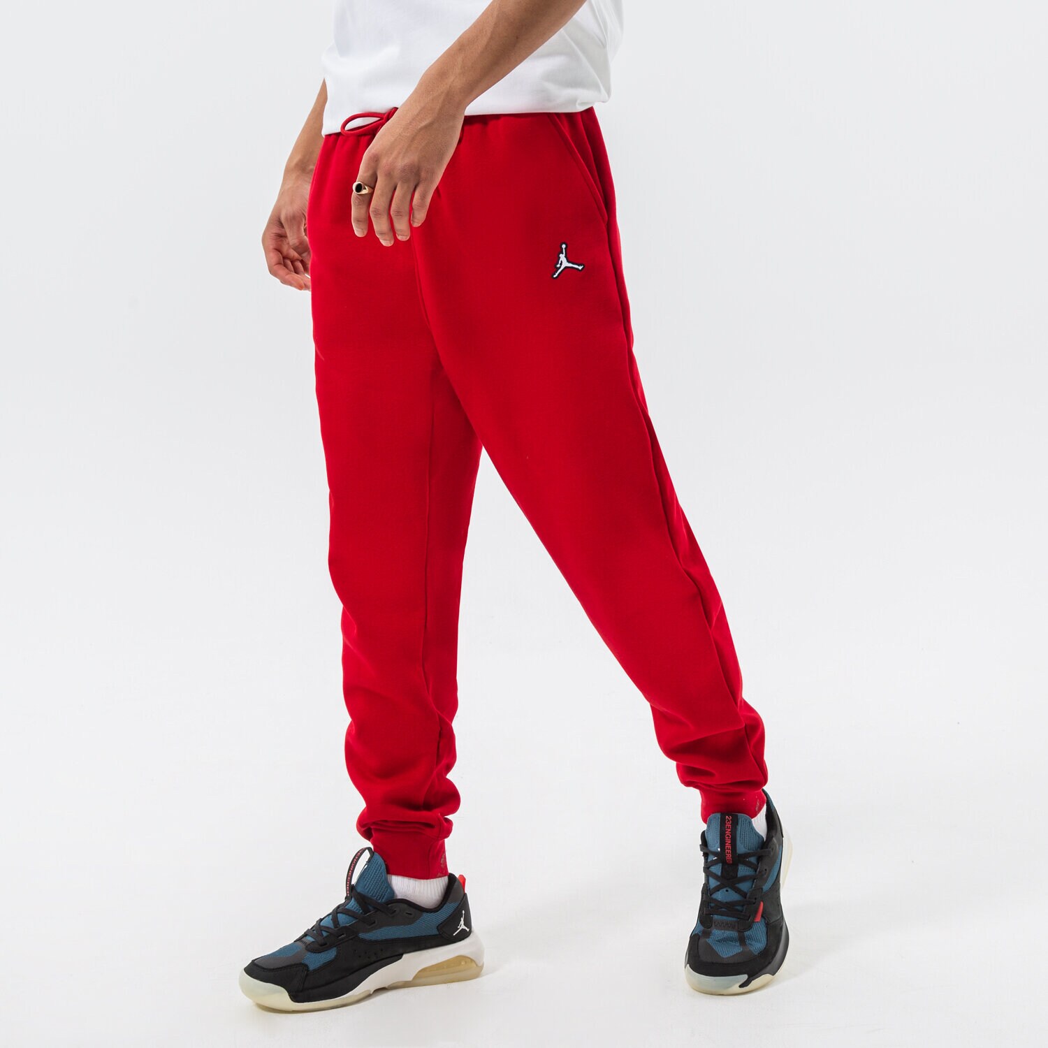 Bărbați pantaloni JORDAN PANTALONI JDAN ESS PT RED DQ7340-687 Roșu